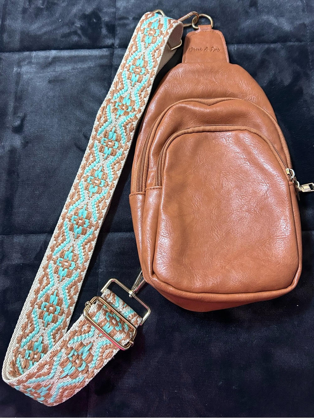 Mylah Crossbody Sling | Vegan Leather Handbag- DaniEmCo